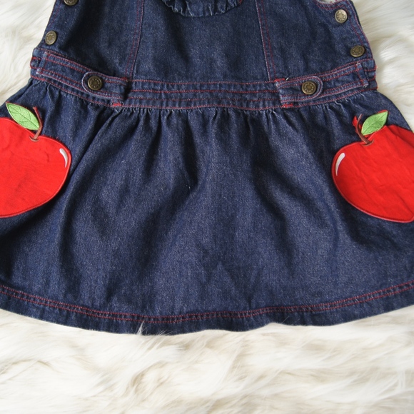 Girls Why And 1/2 Jumper Skirt Size 11 Denim - Picture 5 of 8